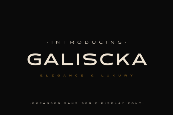 Discovering Galiscka: A Modern Display Font for Elegant Branding