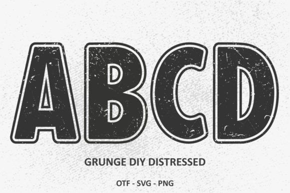 Exploring the Raw Appeal of Grunge DIY Distressed Typography
