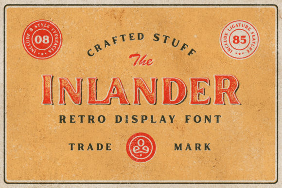 Inlander: A Quirky Display Font for Bold Branding