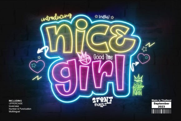 Nice Girl: The Bold Graffiti Font for Striking Visuals