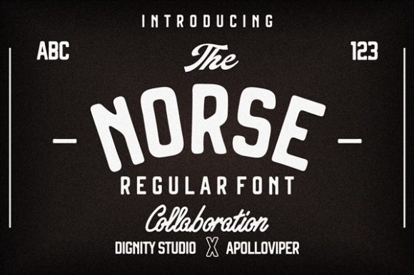 Norse Font: A Bold Display Typeface for Impactful Design