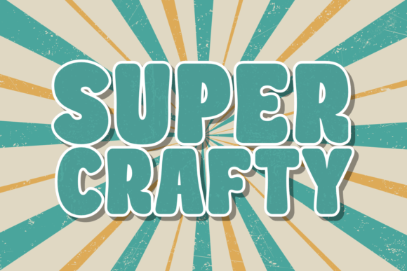 Super Crafty: A Retro Display Font for Timeless Designs